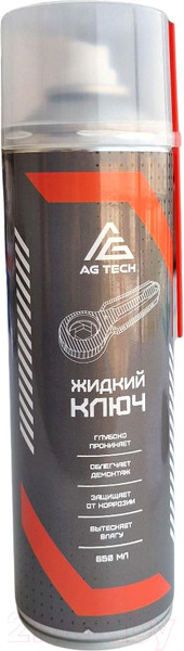 Изображение товара Смазка техническая AG Tech Жидкий ключ AG1136 (650мл)