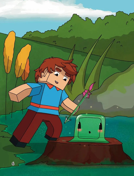 Изображение товара Книга Бомбора Царевна-слизнюшка. Любимые сказки в стиле Майнкрафт (Гитлиц Алекс)