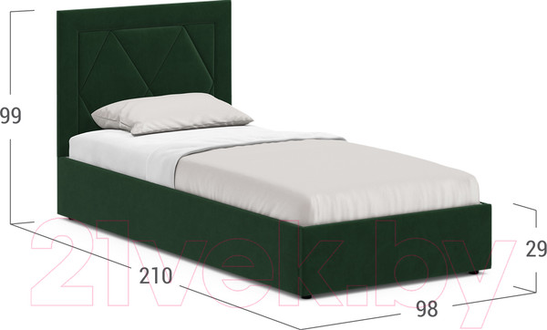 Изображение товара Односпальная кровать Moon Family 1255 / MF008792