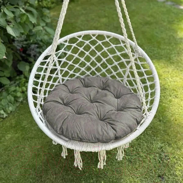 Изображение товара Подушка для садовой мебели Pasionaria Тина 60см (серый)