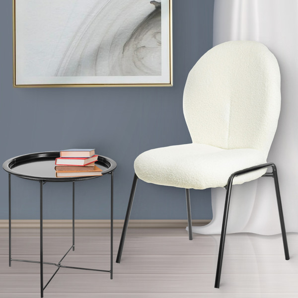 Изображение товара Стул Mio Tesoro Фиджи DC-237 (белый/черный)