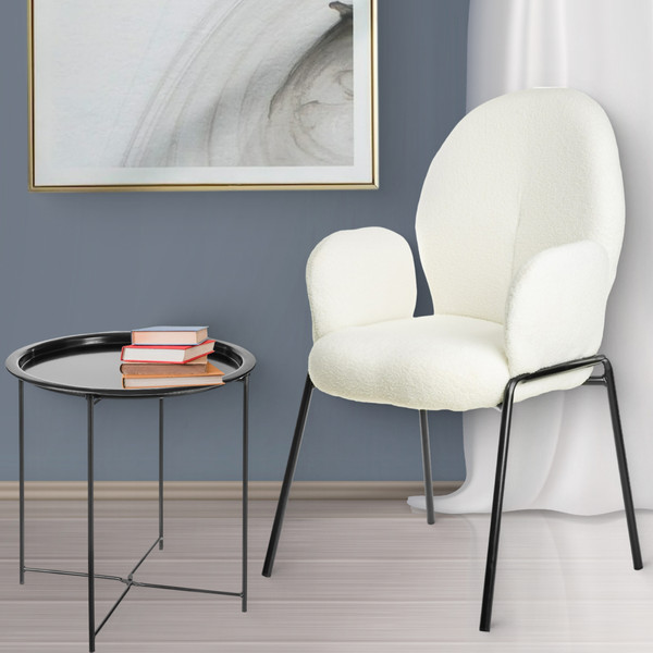 Изображение товара Стул Mio Tesoro Фиджи-1 DC-238 (белый/черный)