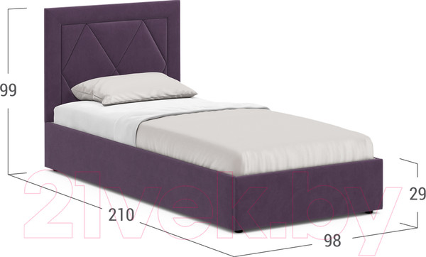 Изображение товара Односпальная кровать Moon Family 1255 / MF008703