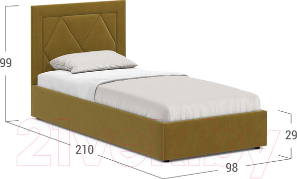 Изображение товара Односпальная кровать Moon Family 1255 / MF008733