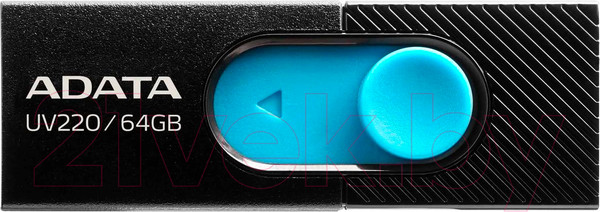 Изображение товара USB flash накопитель A-data UV220 64GB (AUV220-64G-RBKBL)
