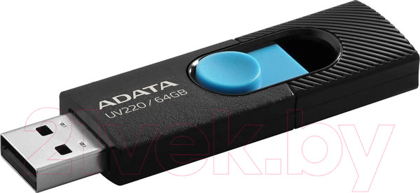 Изображение товара USB flash накопитель A-data UV220 64GB (AUV220-64G-RBKBL)
