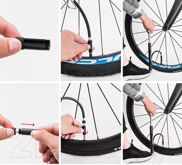 Изображение товара Насос ручной RockBros JG-004A (черный)