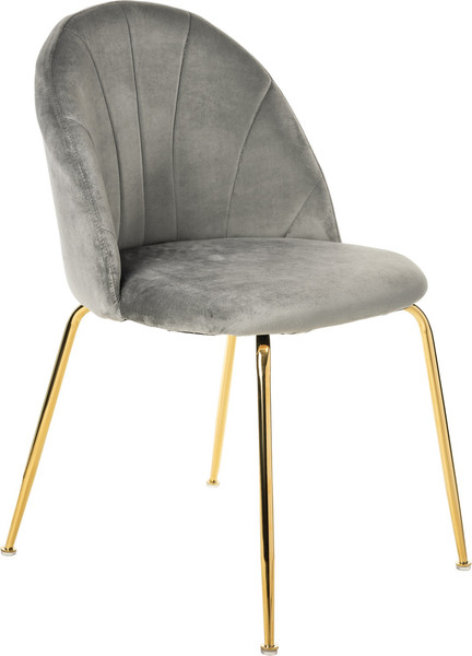 Изображение товара Стул Mio Tesoro Паола DC-125М (серый/золото, G062-38)