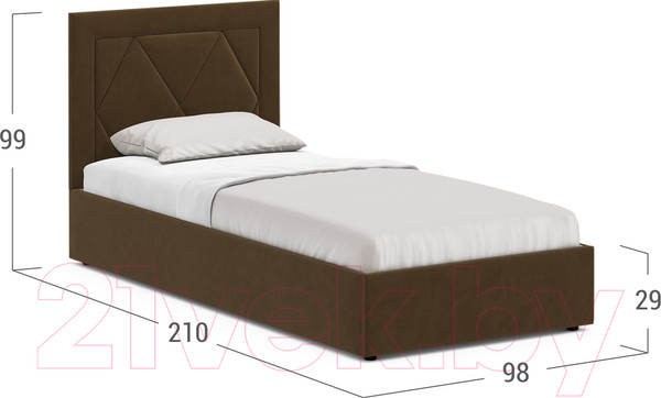 Изображение товара Односпальная кровать Moon Family 1255 / MF008692