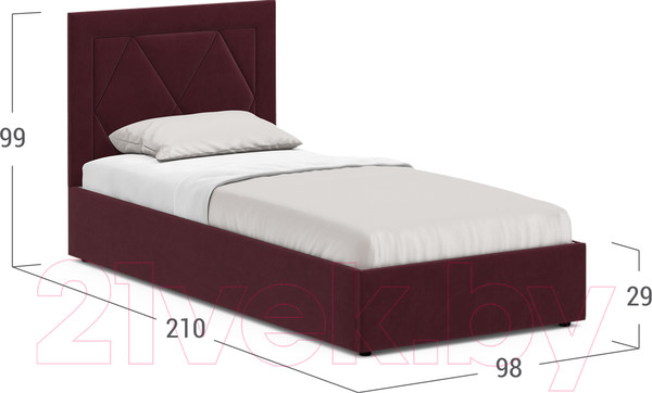 Изображение товара Односпальная кровать Moon Family 1255 / MF008752