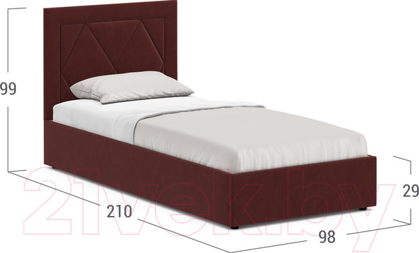 Изображение товара Односпальная кровать Moon Family 1255 / MF008712