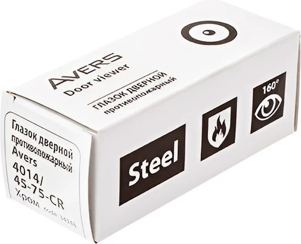 Изображение товара Глазок дверной Avers 4014/45-75-CR