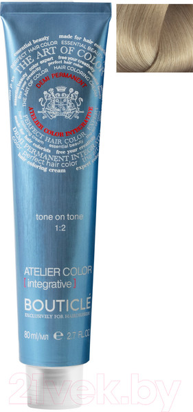 Изображение товара Крем-краска для волос Bouticle Atelier Color Integrative 9.7 (80мл, светлый капучино)