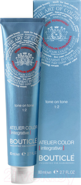 Изображение товара Крем-краска для волос Bouticle Atelier Color Integrative 9.65 (80мл, блондин фиолетово-розовый)