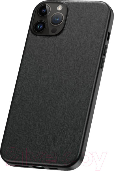 Изображение товара Чехол-накладка Baseus Fauxther для iPhone 15 Pro Max / 660152093B (черный)
