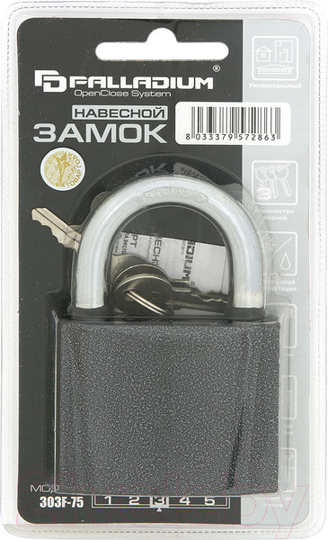 Изображение товара Замок навесной Palladium 303F-60