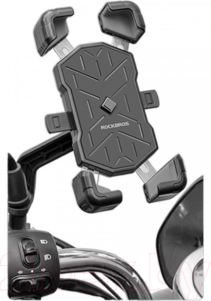 Изображение товара Держатель для аксессуаров на велосипед RockBros HW-117-1 (черный/серый)