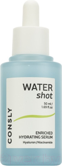 Изображение товара Сыворотка для лица Consly Water Shot Enriched Hydrating Hyaluronic and Niacinamide (50мл)