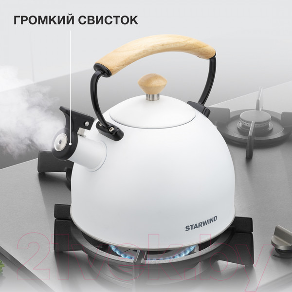 Изображение товара Чайник StarWind Chef Country SW-CH1712 (белый)