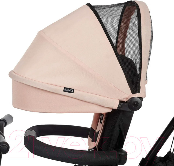 Изображение товара Трехколесный велосипед с ручкой Nuovita Bamzione BE3 (кремовый)