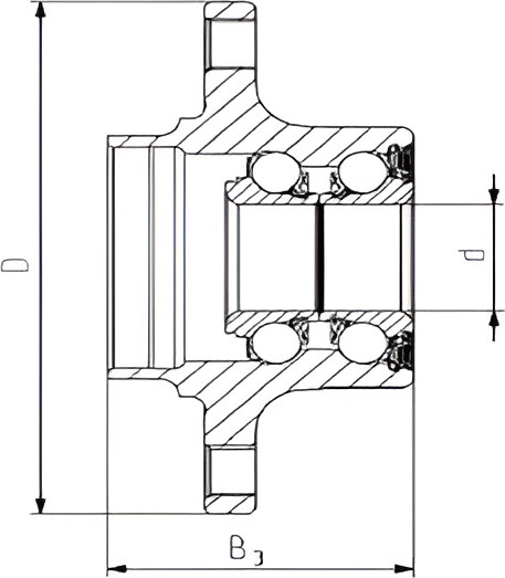 Изображение товара Ступица колеса FAG 713610490