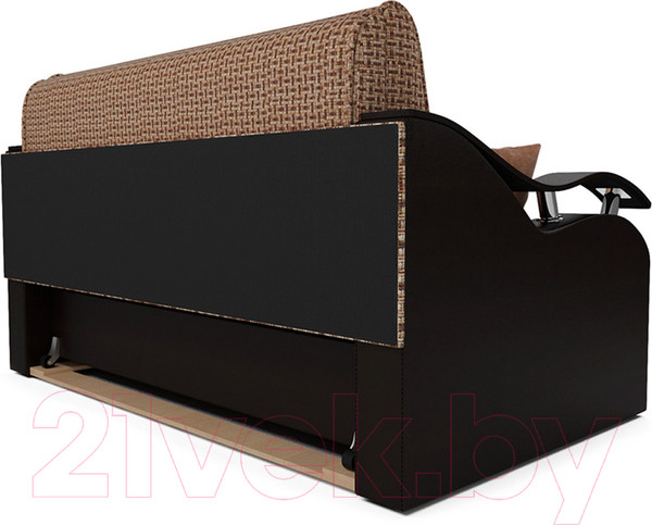 Изображение товара Диван Mebel-Ars Шарк №2 (рогожка бежевый/экокожа коричневый)