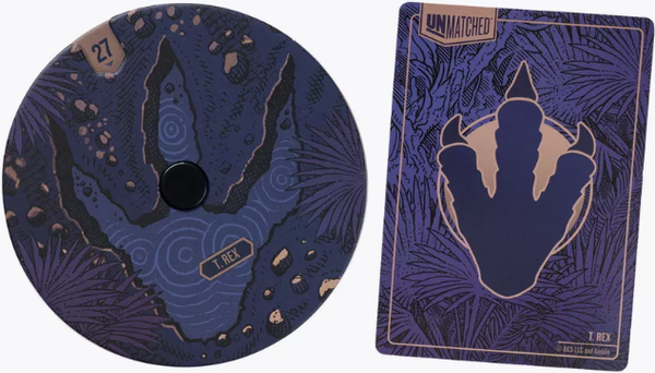 Изображение товара Настольная игра GaGa Unmatched Jurassic Park Dr.Sattler vs T.Rex Рус. пр-ла / GG364