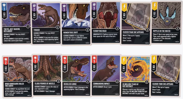 Изображение товара Настольная игра GaGa Unmatched Jurassic Park Dr.Sattler vs T.Rex Рус. пр-ла / GG364