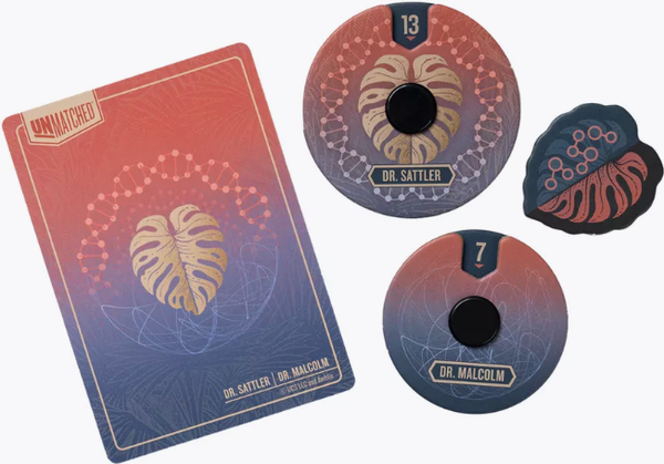 Изображение товара Настольная игра GaGa Unmatched Jurassic Park Dr.Sattler vs T.Rex Рус. пр-ла / GG364