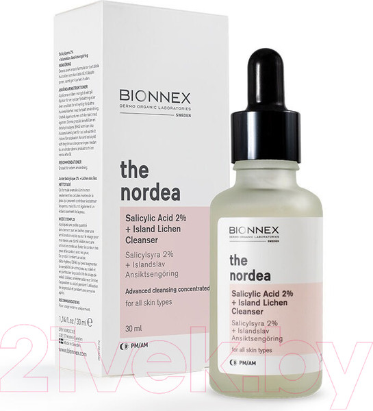 Изображение товара Сыворотка для лица Bionnex The Nordea Cалициловая кислота 2% + Исландский мох (30мл)