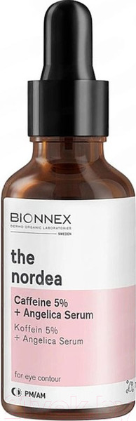 Изображение товара Сыворотка для век Bionnex The Nordea Кофеин 5% + Ангелика (30мл)