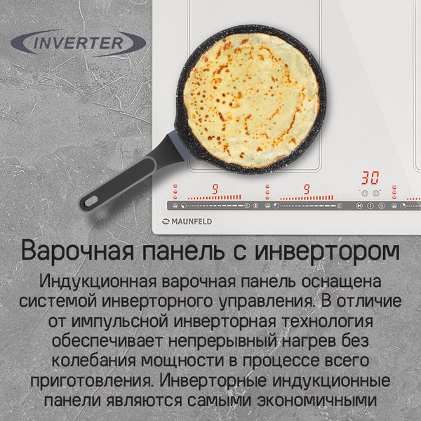 Изображение товара Индукционная варочная панель Maunfeld CVI594SB2BKA Inverter