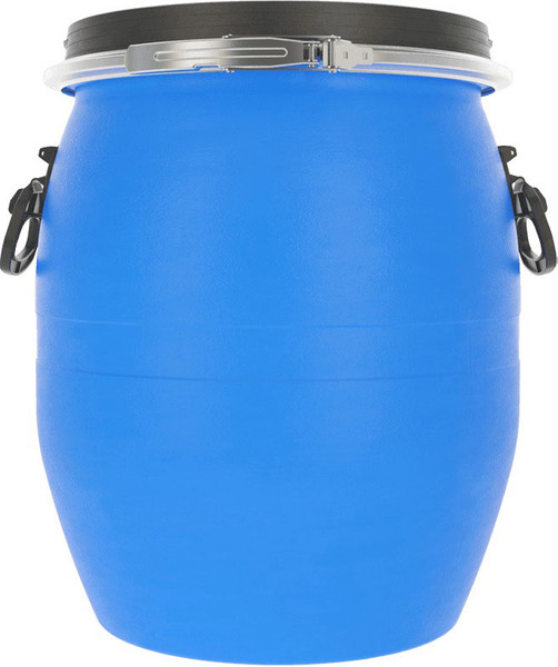Изображение товара Бочка пластиковая Эдванс 48л со съемной крышкой (синий, металлический зажим)