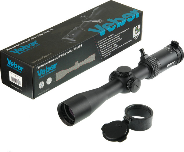 Изображение товара Оптический прицел Veber Wolf 3-9x42 IR