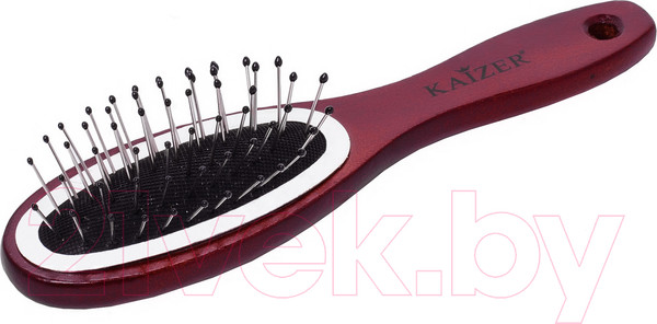Изображение товара Расческа-массажер Kaizer 802039 (деревянная/металлические зубья)
