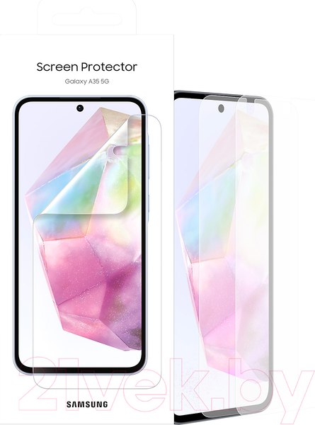 Изображение товара Набор защитных пленок для телефона Samsung Для Galaxy A35 / EF-UA356CTEGRU (2шт, прозрачный)