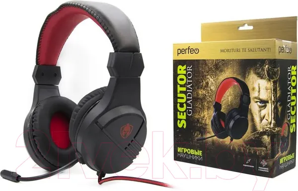 Изображение товара Наушники-гарнитура Perfeo Secutor / PF_B4177 (черный)