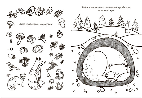 Изображение товара Раскраска Мозаика-Синтез Большие раскраски. На природе / МС13995