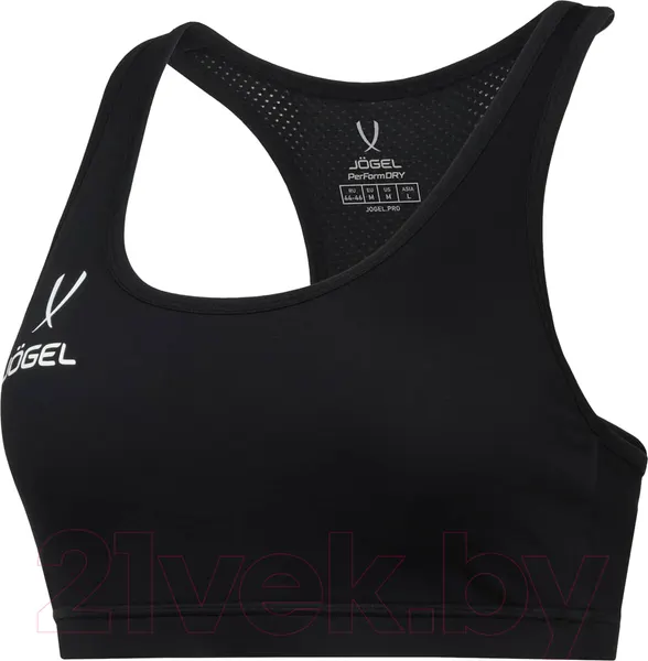 Изображение товара Топ спортивный Jogel Division PerFormDRY Training Bra W (M, черный)