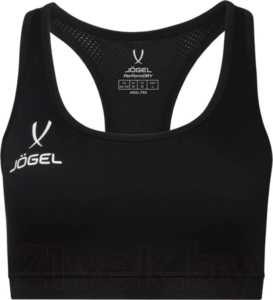 Изображение товара Топ спортивный Jogel Division PerFormDRY Training Bra W (M, черный)