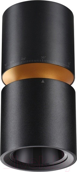 Изображение товара Точечный светильник Novotech Aristo 359338 (черный)