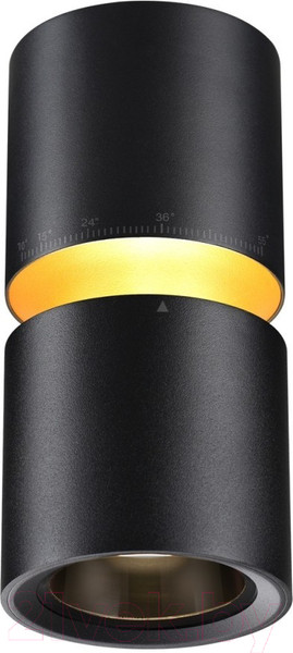 Изображение товара Точечный светильник Novotech Aristo 359338 (черный)