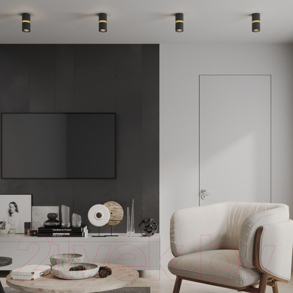 Изображение товара Точечный светильник Novotech Aristo 359338 (черный)