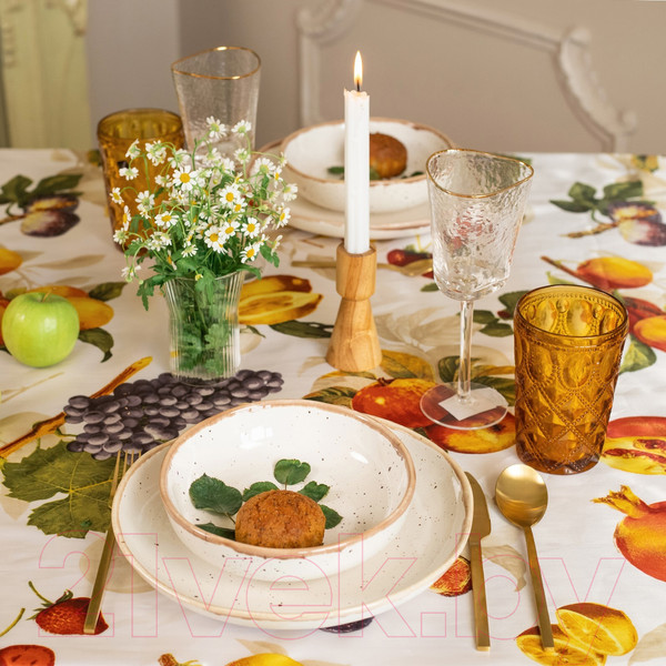 Изображение товара Скатерть Доляна Натюрморт 145x220 / 10389084