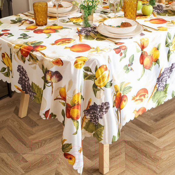 Изображение товара Скатерть Доляна Натюрморт 145x220 / 10389084