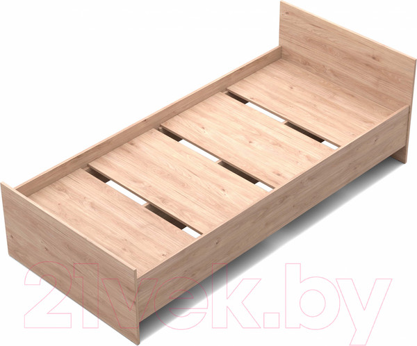 Изображение товара Односпальная кровать MySTAR Сноули 900 ИВ-121.04 (гикори кингстон)