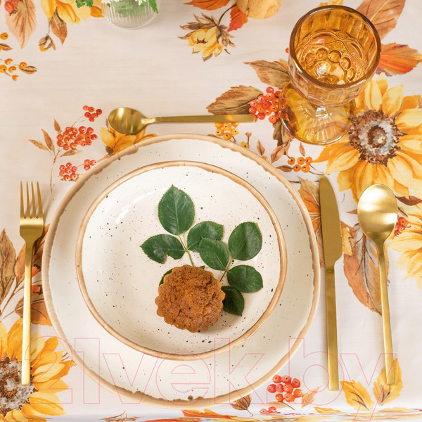 Изображение товара Скатерть Доляна Подсолнухи 145x220 / 10389088