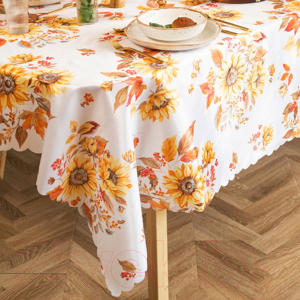 Изображение товара Скатерть Доляна Подсолнухи 145x220 / 10389088