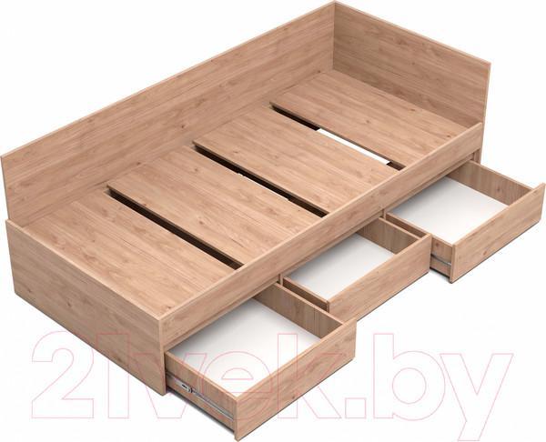 Изображение товара Кровать-тахта MySTAR Сноули 900 ИВ-121.17 (гикори кингстон)