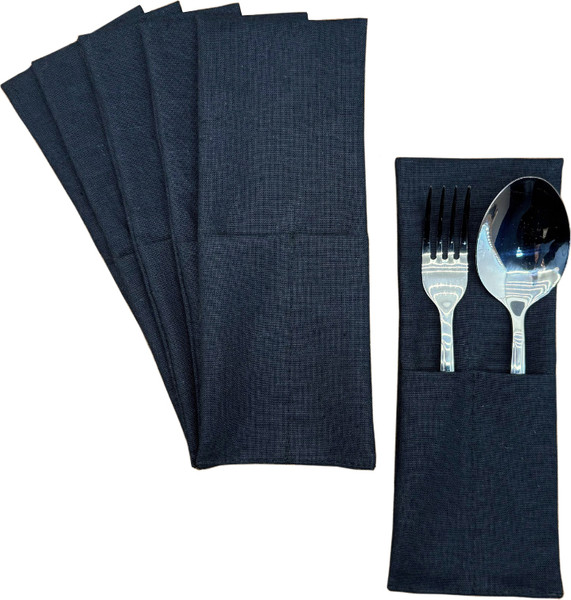 Изображение товара Конверт для столовых приборов ОМурМебель черный (6шт)